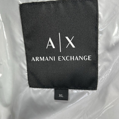 ARMANI EXCHANGE アルマーニエクスチェンジ ホワイト 6RZBL3 ZN2RZ Nero Regular Fit ダウンジャケット ジャケット