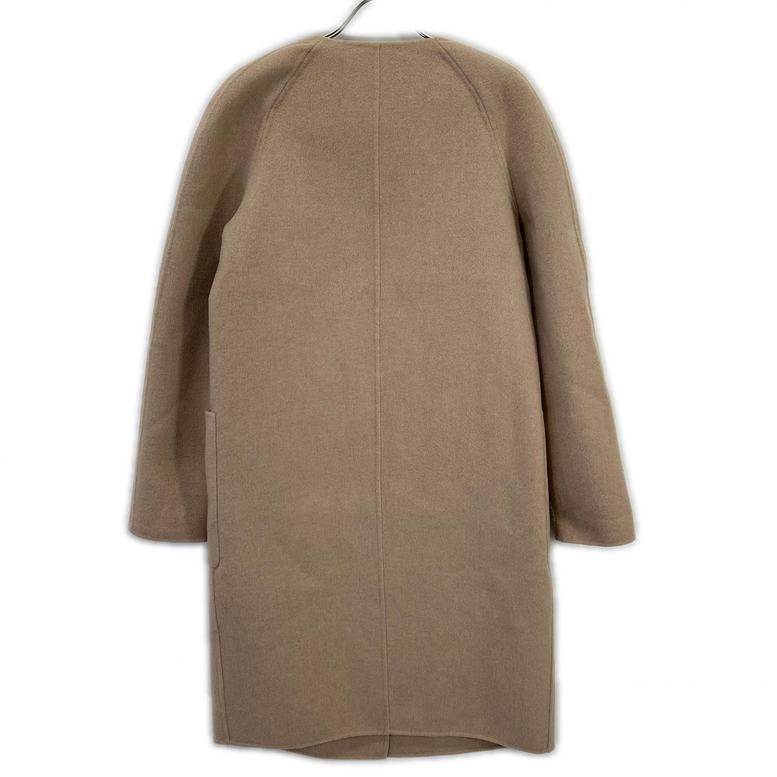 BOTTEGA VENETA ボッテガヴェネタ ライトベージュ 424989 VD0D0 カシミヤ デザインコート コート