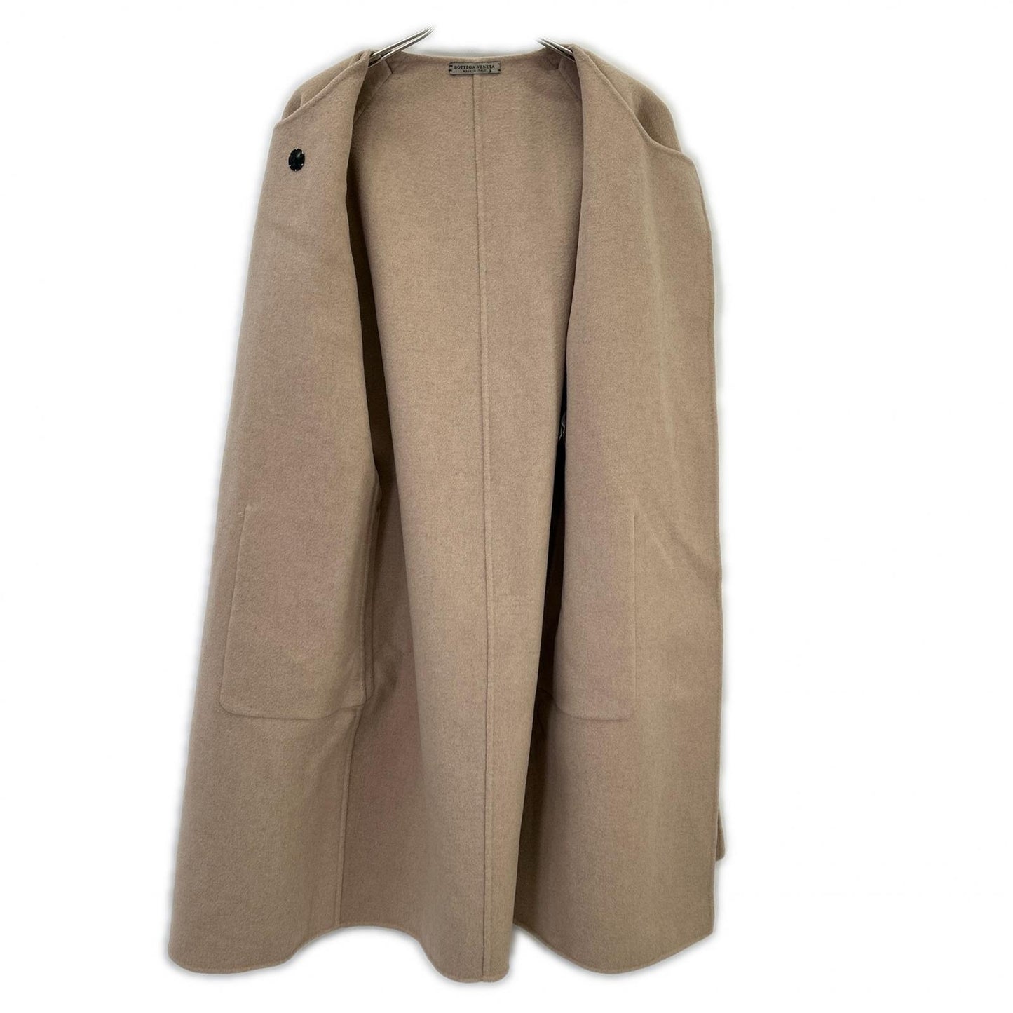 BOTTEGA VENETA ボッテガヴェネタ ライトベージュ 424989 VD0D0 カシミヤ デザインコート コート