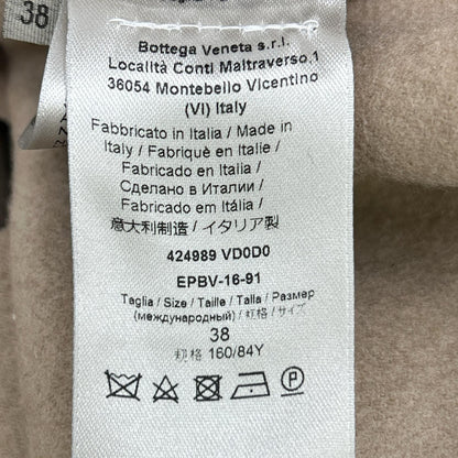 BOTTEGA VENETA ボッテガヴェネタ ライトベージュ 424989 VD0D0 カシミヤ デザインコート コート