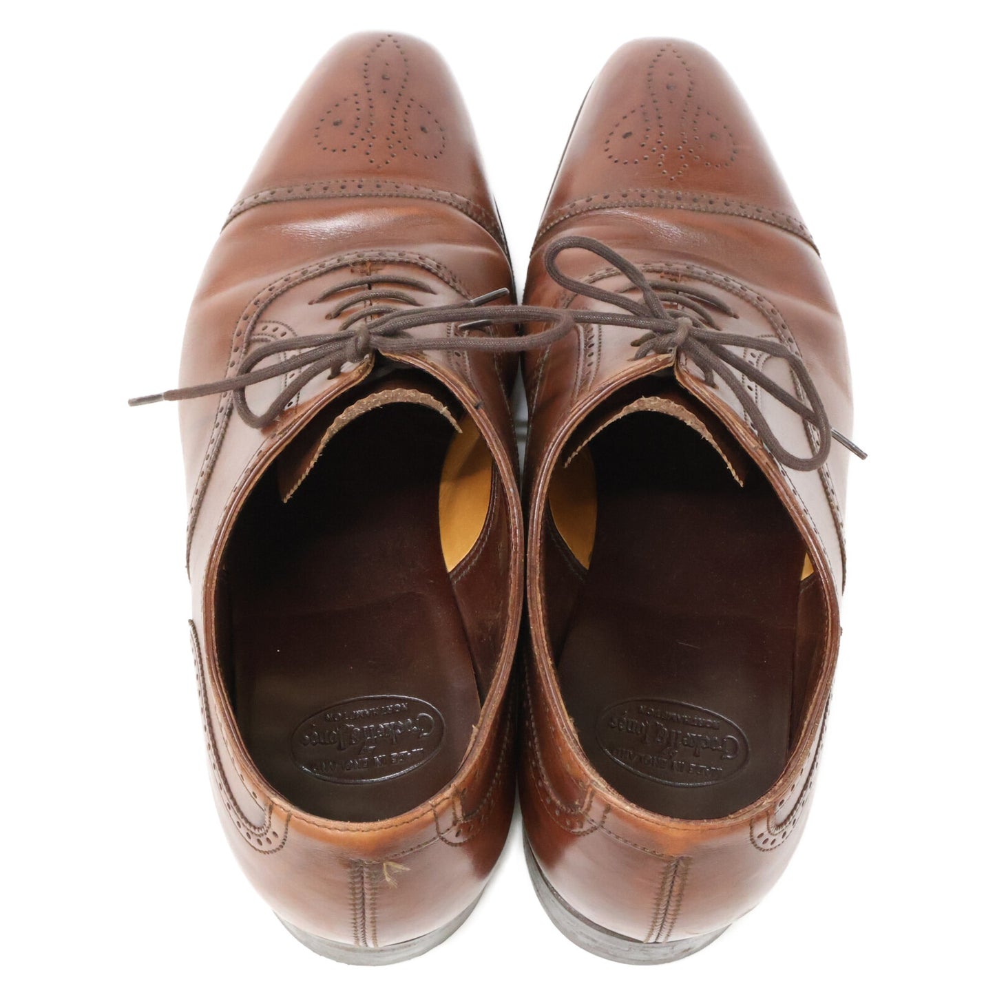 5359 CELL BONE Straight Tip Blucher Leather Shoes 6E Men's
