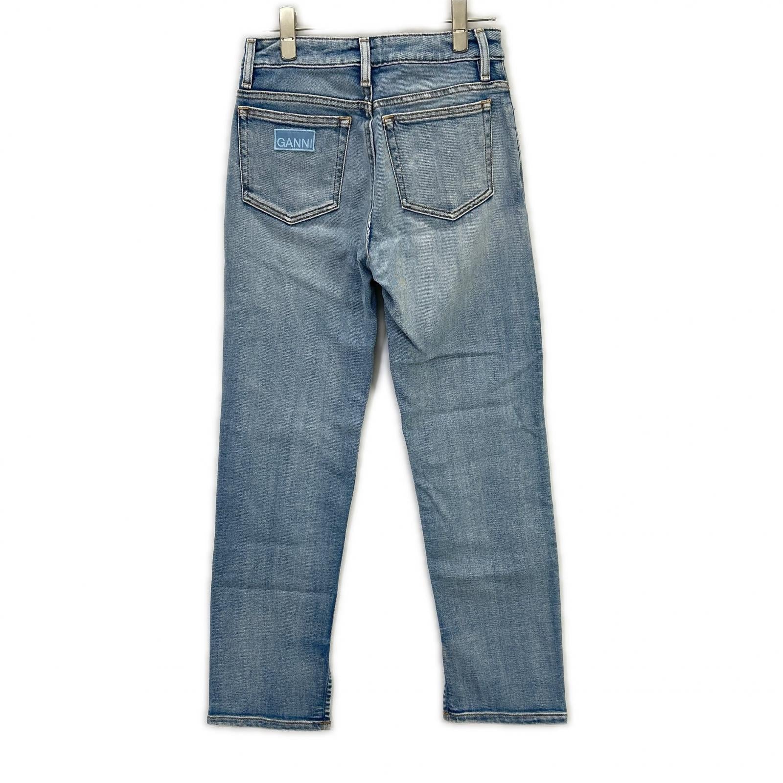 GANNI Blue BEKSI Denim pants