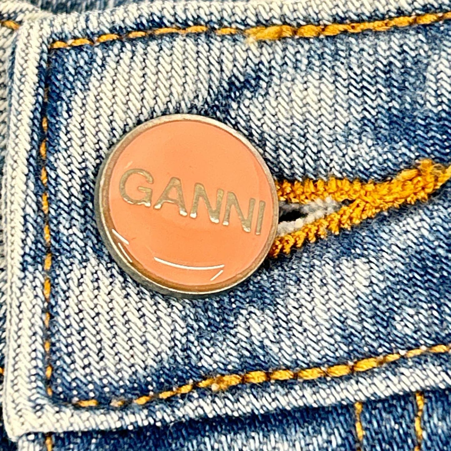 GANNI Blue BEKSI Denim pants