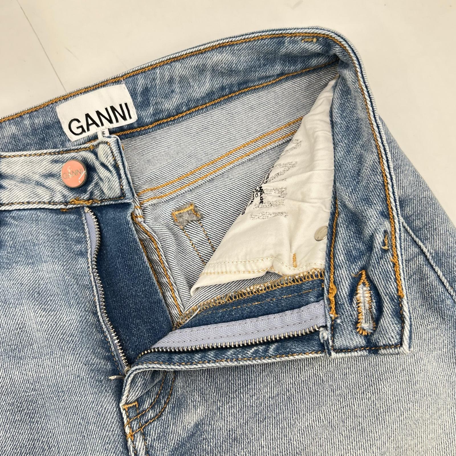 GANNI Blue BEKSI Denim pants