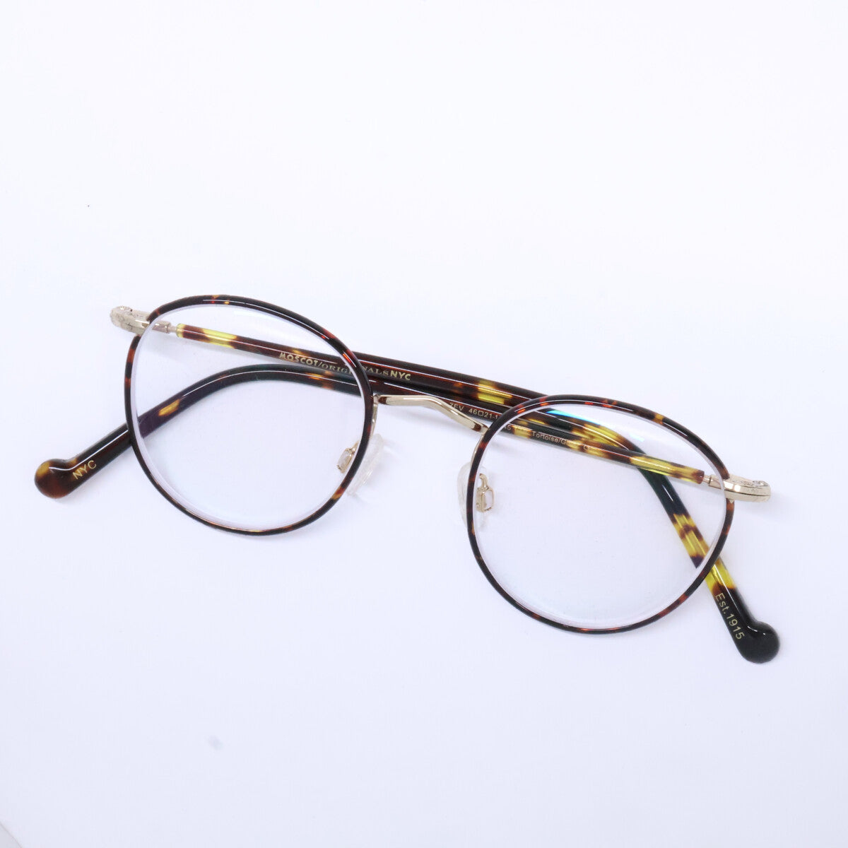 MOSCOT モスコット ZEV COL.Tortoise/Gold 度入りレンズ ボストン