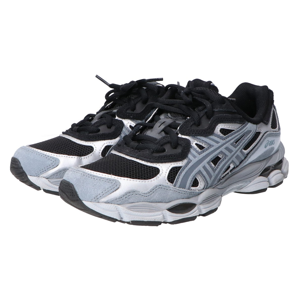 asics アシックス 【美品】Black Fjord Grey 1203A383-003 Gel-NYC スニーカー シューズ