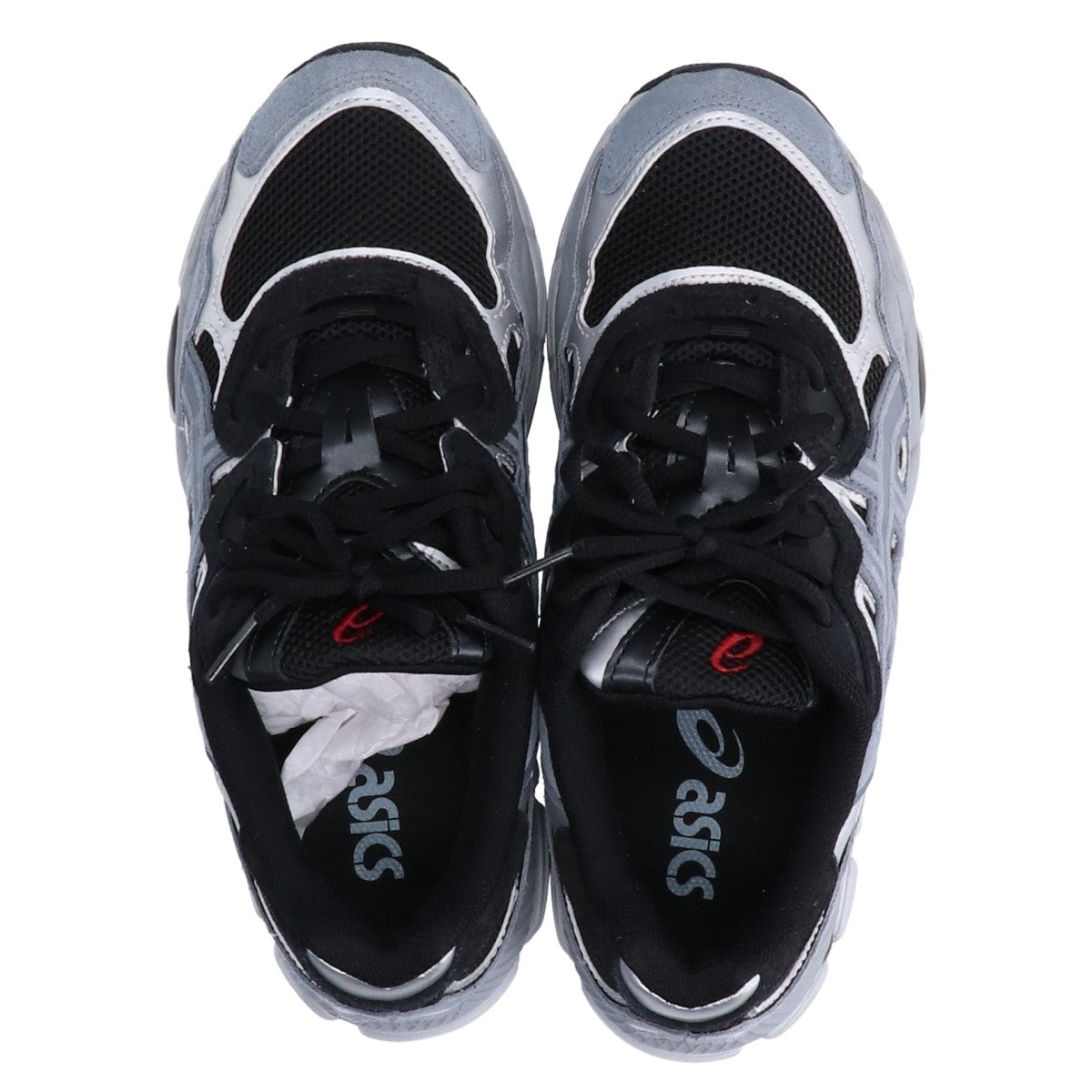 asics アシックス 【美品】Black Fjord Grey 1203A383-003 Gel-NYC スニーカー シューズ