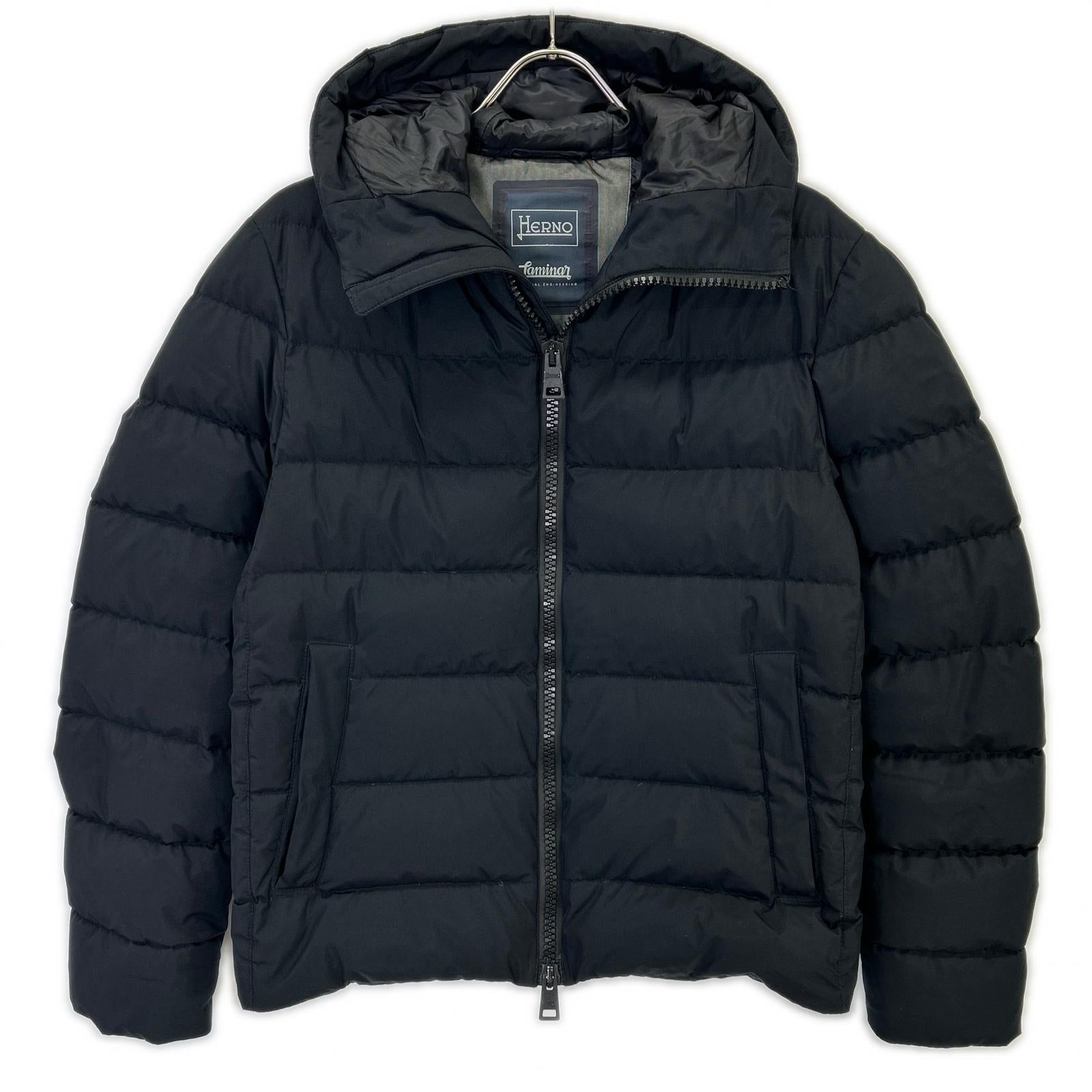 HERNO 赫尔诺 PI123UL 海军蓝 LAMINAR 双层GORE-TEX WINDSTOPPER 连帽夹克 46