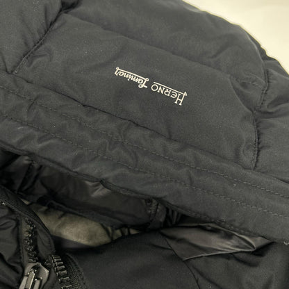 HERNO 赫尔诺 PI123UL 海军蓝 LAMINAR 双层GORE-TEX WINDSTOPPER 连帽夹克 46