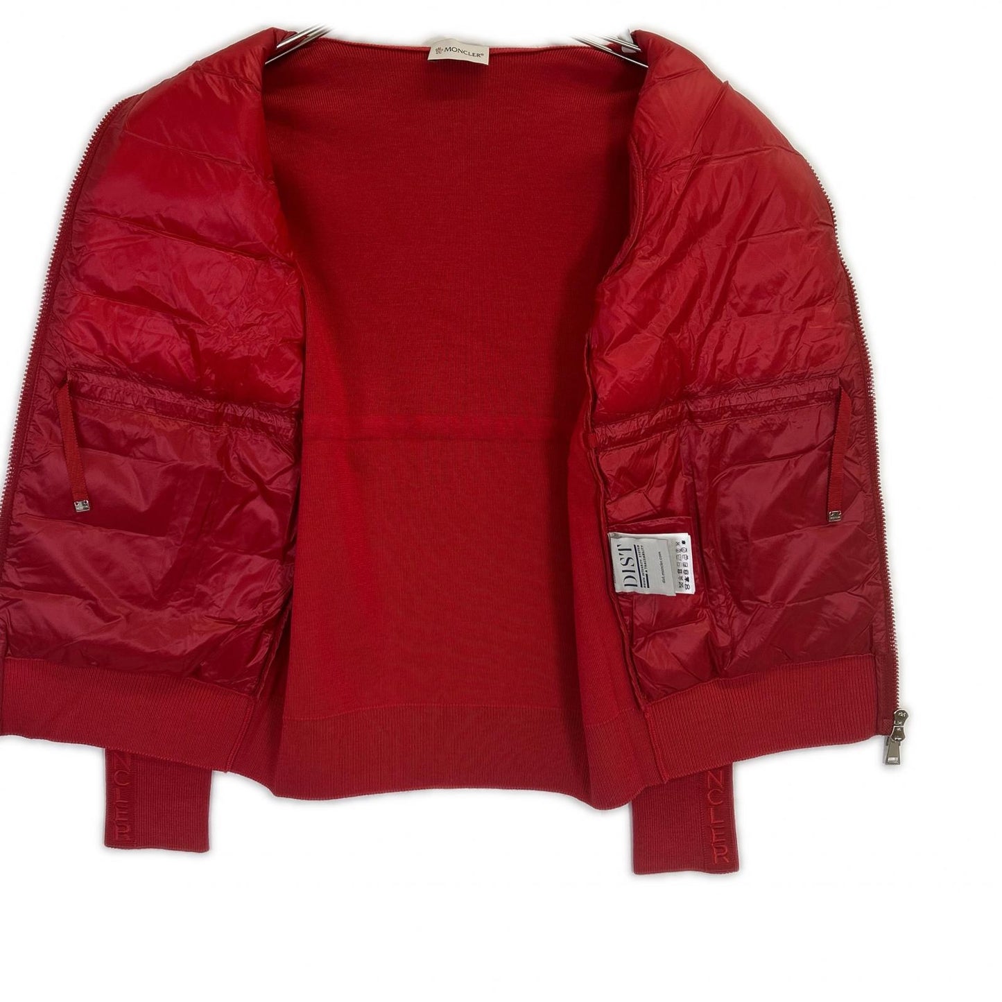 美品 羽绒拼接 TRICOT CARDIGAN 拉链针织夹克 夹克 XS 女士