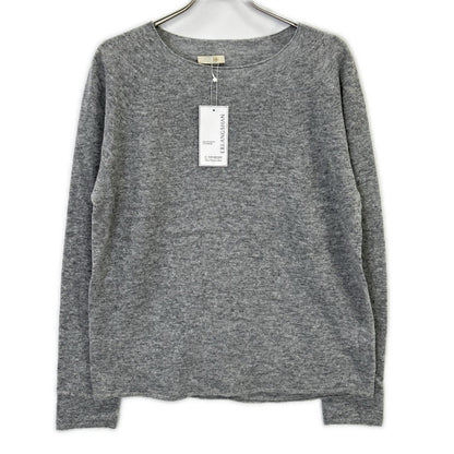 TOYOBOSHI 东洋纺 糸衣 14IT-PC3101 SAROMA 灰色 ERLANGSHAN 100%羊绒针织上衣