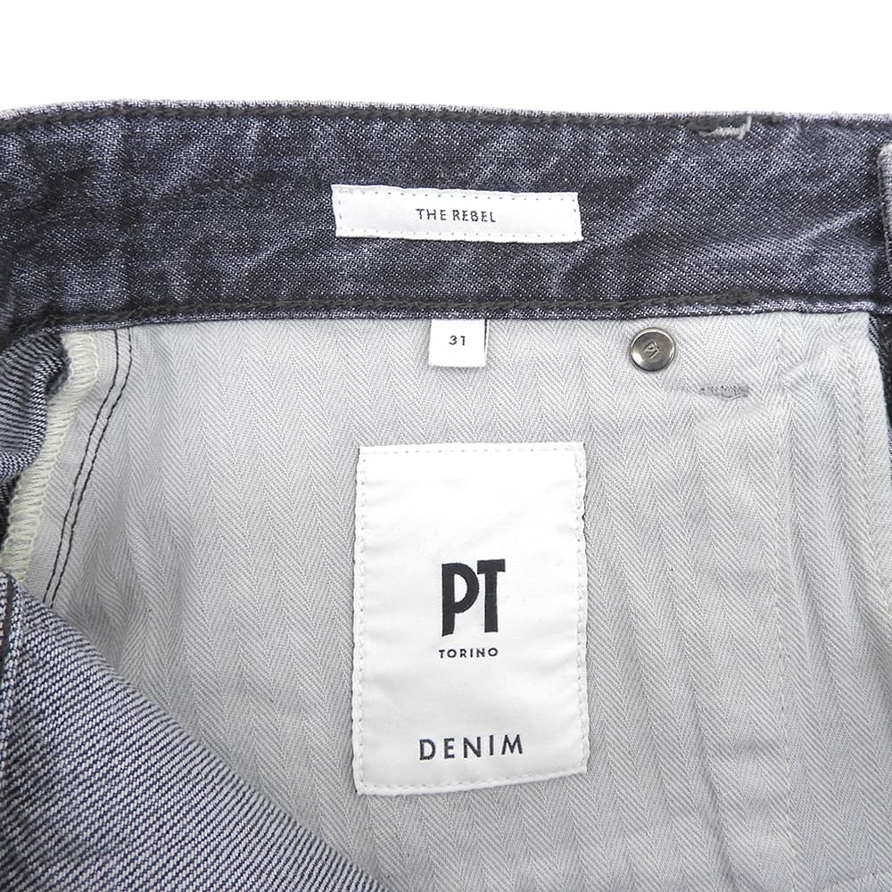 Excellent Condition REBEL Vintage Washed Cut-off Black Denim Pants Bottoms Men's 31 Bottoms 31 Men's