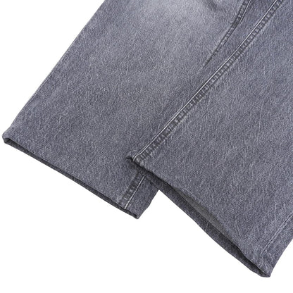 Excellent Condition REBEL Vintage Washed Cut-off Black Denim Pants Bottoms Men's 31 Bottoms 31 Men's