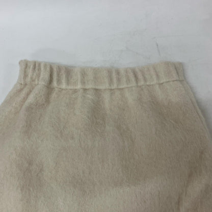 emmi Emmi 13WFS245047 White Wool Shaggy Mini Skirt