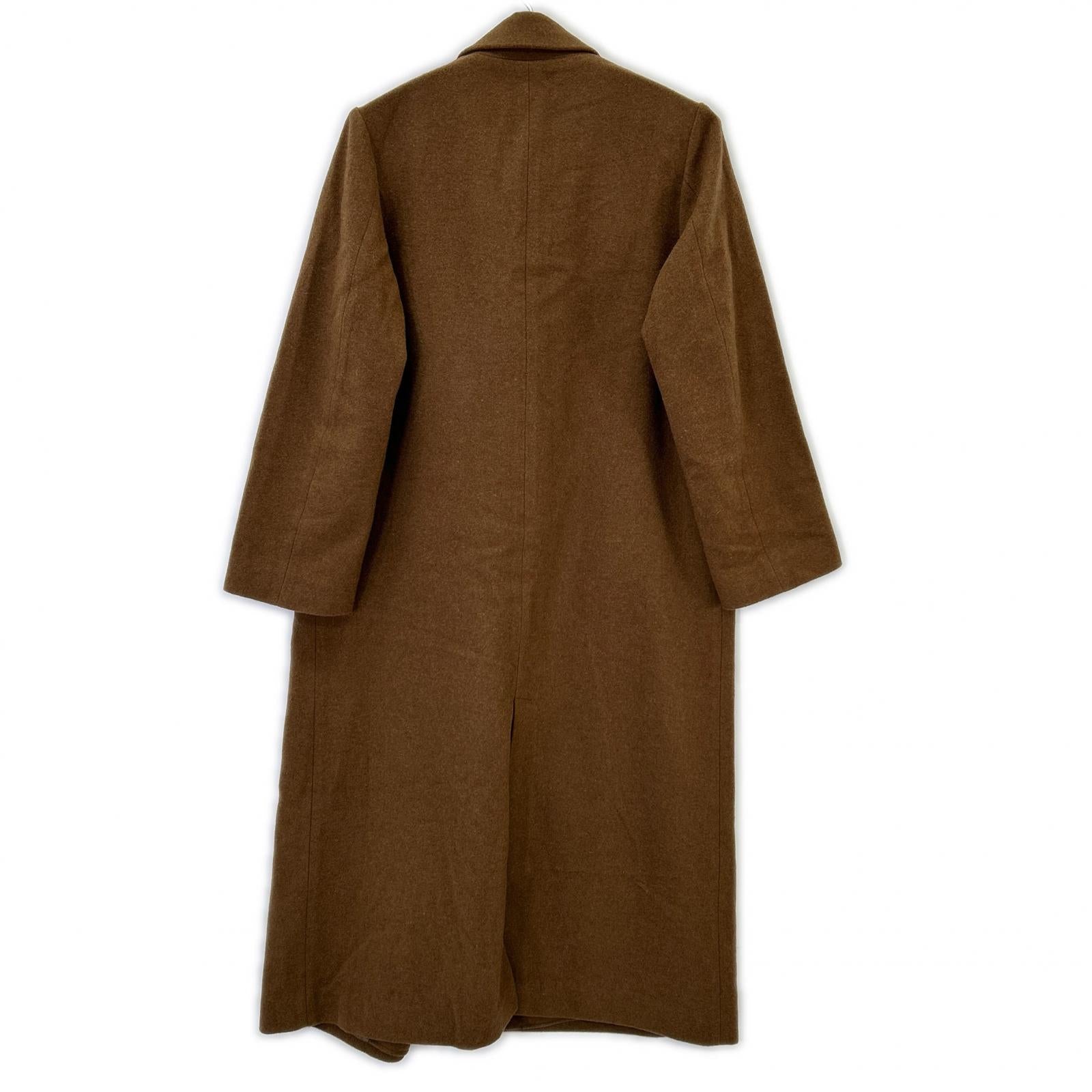 B&Y U-ARROWS BEAUTY & YOUTH UNITED ARROWS Brown Melton Long Chester Coat Outerwear Not indicated