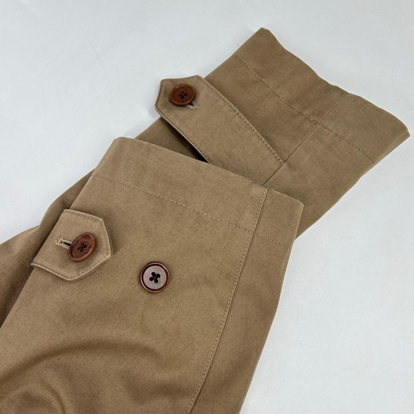 SHIPS 浅褐色 Loro Piana 面料 内胆 大衣 翻领风衣