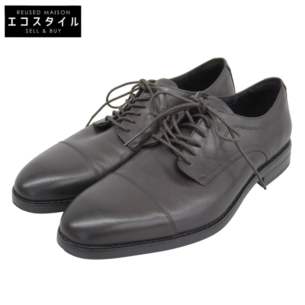 COLE HAAN コールハーン 美品 ハーモン グランド キャップトゥ オックスフォード レザー シューズ メンズ ダークチョコレート C41587 シューズ