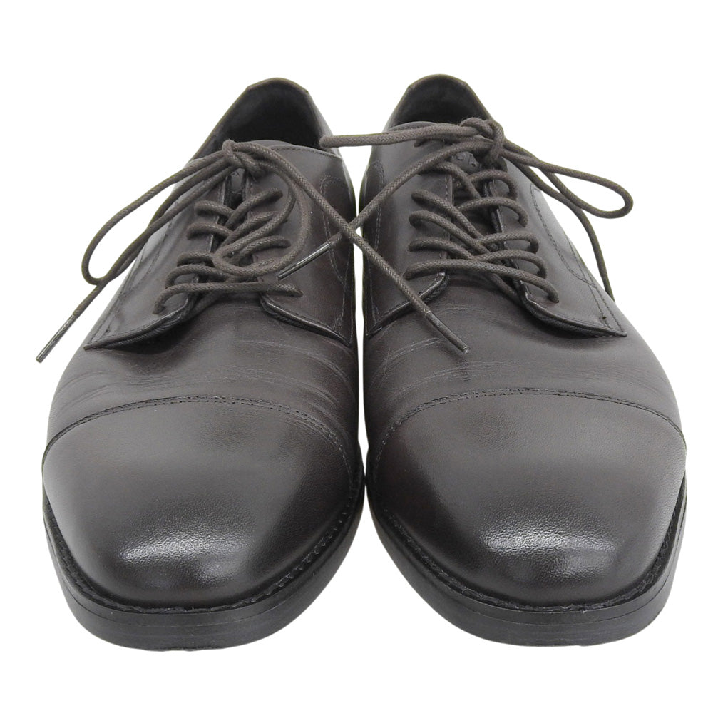 COLE HAAN コールハーン 美品 ハーモン グランド キャップトゥ オックスフォード レザー シューズ メンズ ダークチョコレート C41587 シューズ