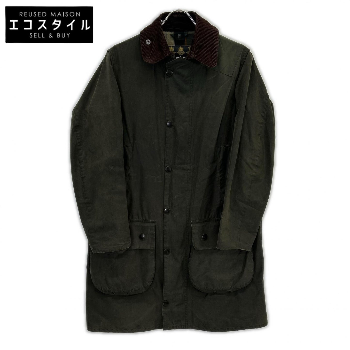 Barbour バブアー カーキ MWX0534SG91 BORDER ワックスコート ジャケット