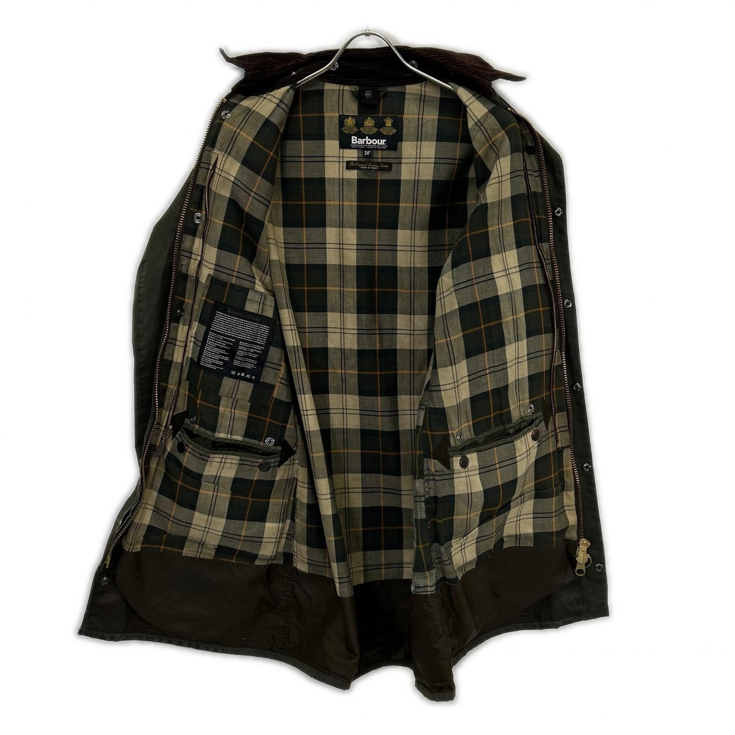 Barbour バブアー カーキ MWX0534SG91 BORDER ワックスコート ジャケット