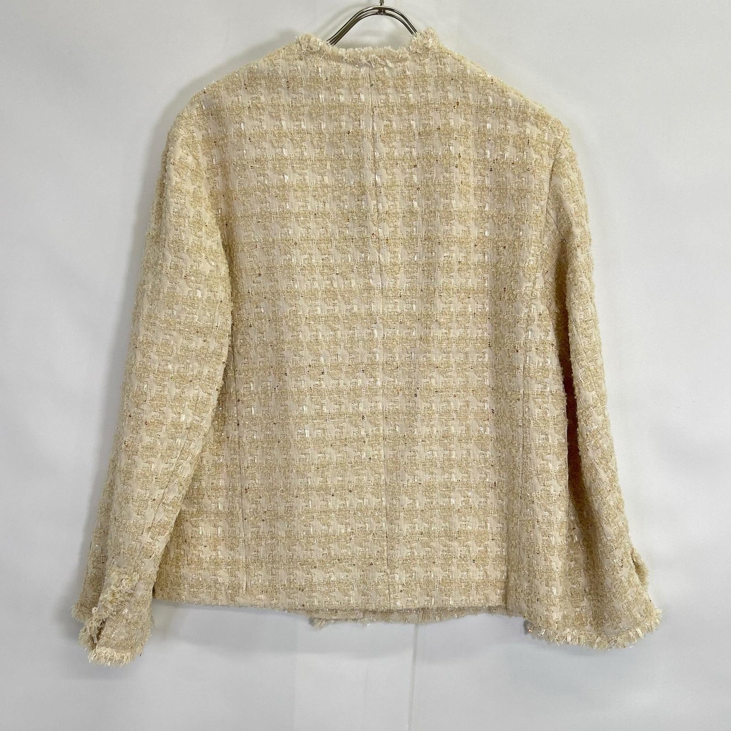 BEIGE ベイジ 23SS アイボリー MONGE ノーカラージャケット ジャケット