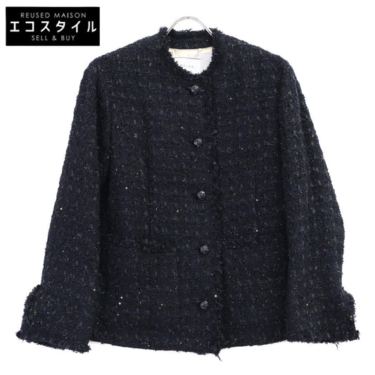BEIGE ベイジ 23SS ブラック MONGE ノーカラージャケット ジャケット