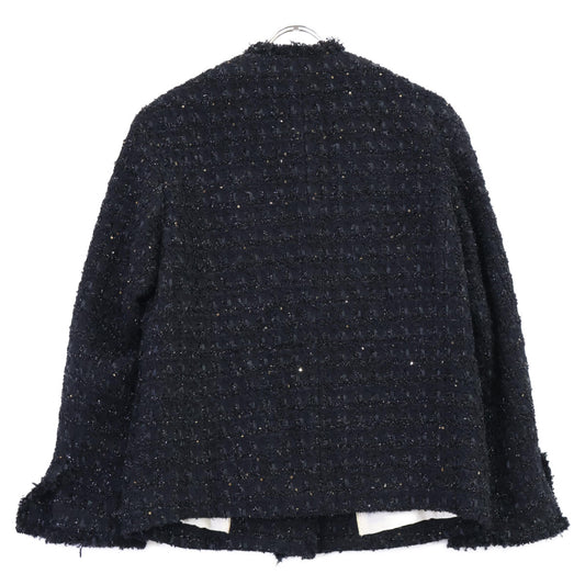 BEIGE ベイジ 23SS ブラック MONGE ノーカラージャケット ジャケット