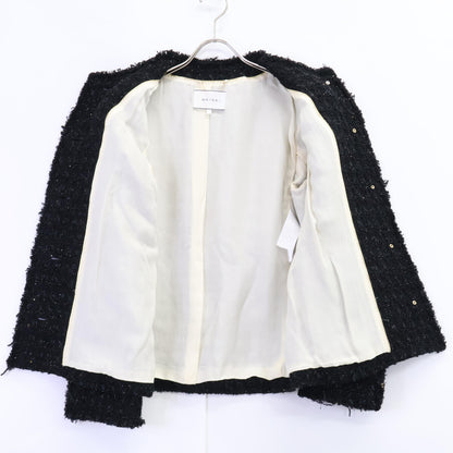 BEIGE ベイジ 23SS ブラック MONGE ノーカラージャケット ジャケット