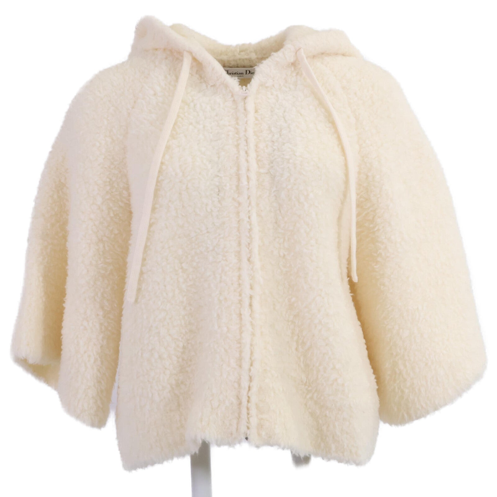 Christian Dior クリスチャンディオール 【美品/国内正規】254G29AM114 J ADIOR 8 ウール ジップアップ フーディボアジャケット ジャケット