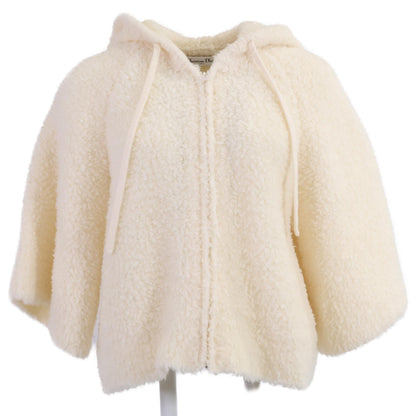 Christian Dior クリスチャンディオール 【美品/国内正規】254G29AM114 J ADIOR 8 ウール ジップアップ フーディボアジャケット ジャケット