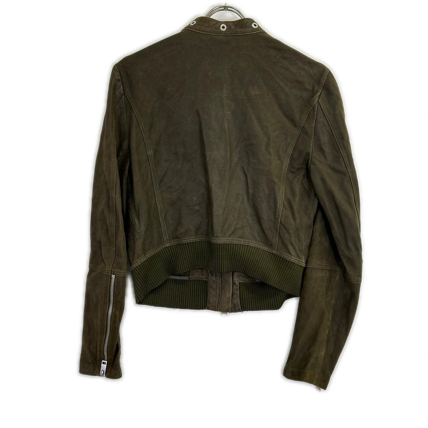 DIESEL ディーゼル カーキ ラムレザー ラーダース ブルゾン ジャケット