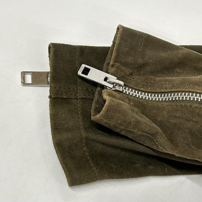 DIESEL ディーゼル カーキ ラムレザー ラーダース ブルゾン ジャケット