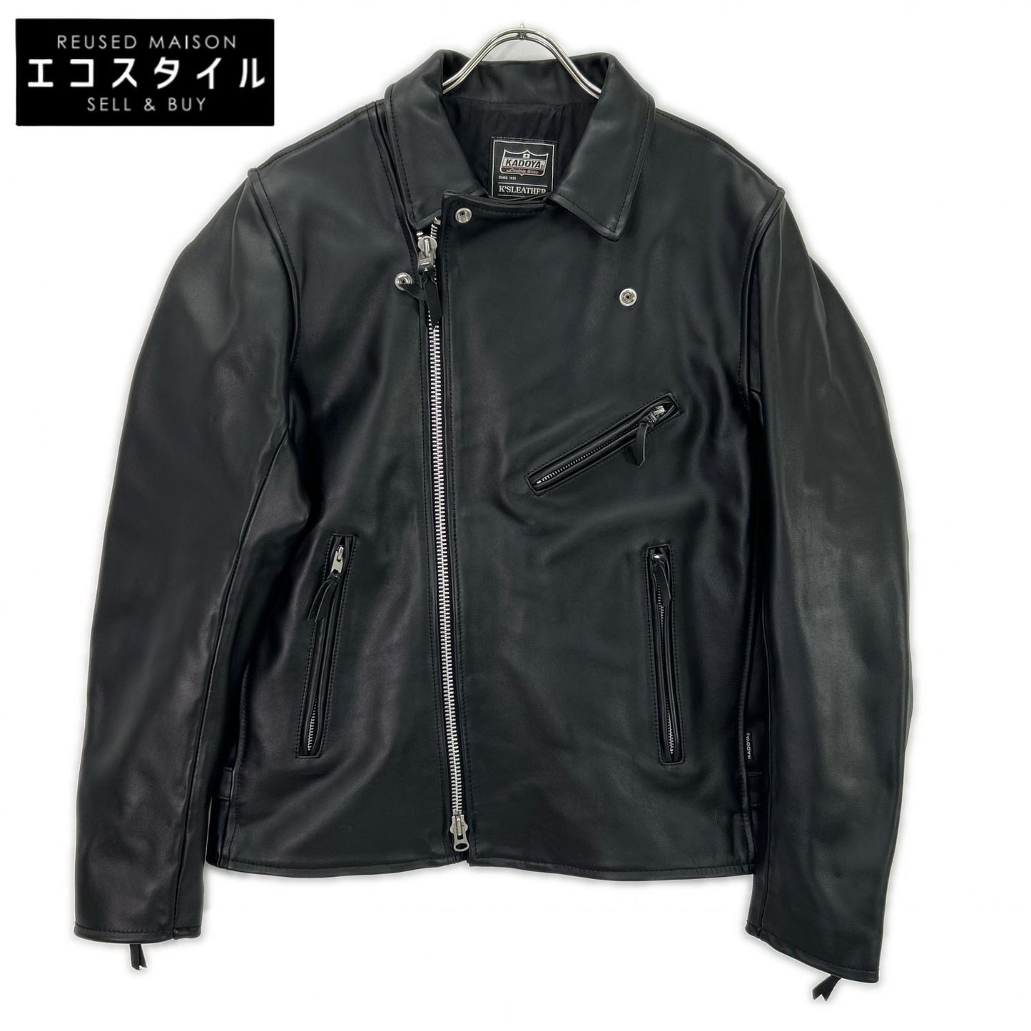 KADOYA 卡多屋 黑色 K'S LEATHER BOREAS 骑士夹克 夹克 LL