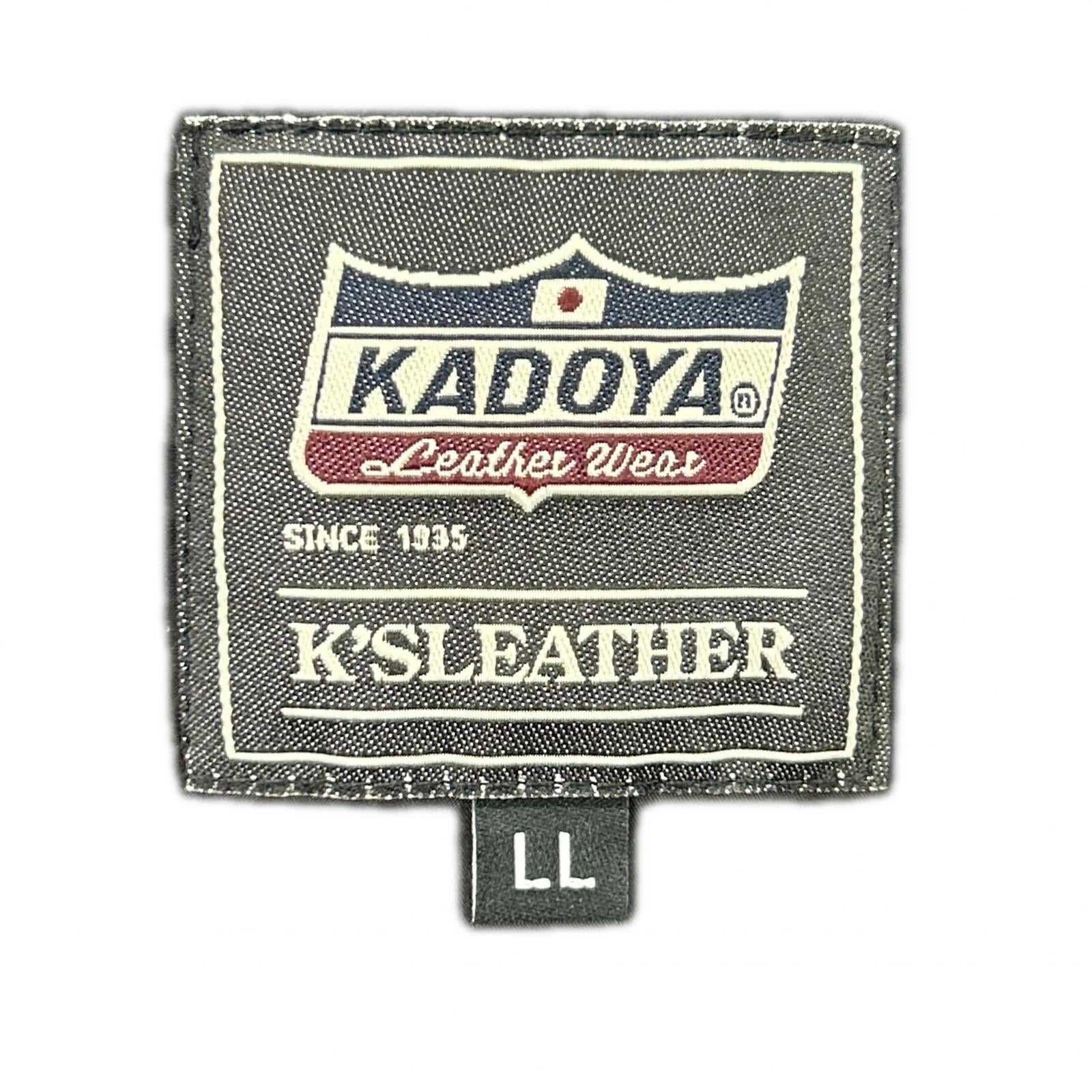 KADOYA 卡多屋 黑色 K'S LEATHER BOREAS 骑士夹克 夹克 LL