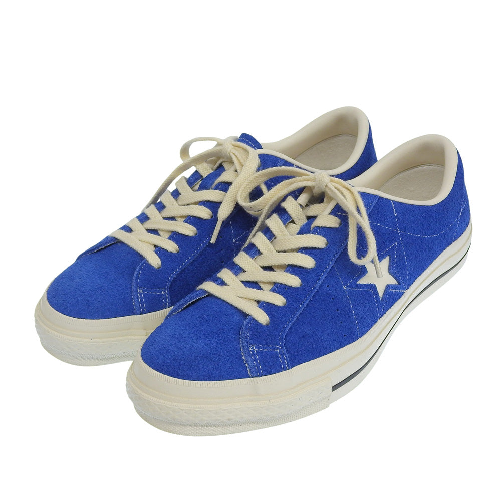 CONVERSE コンバース 新品同様 ONE STAR J SUEDE 50th記念モデル スニーカー シューズ メンズ ブルー 25.0cm シューズ
