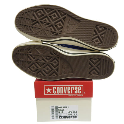 CONVERSE コンバース 新品同様 ONE STAR J SUEDE 50th記念モデル スニーカー シューズ メンズ ブルー 25.0cm シューズ