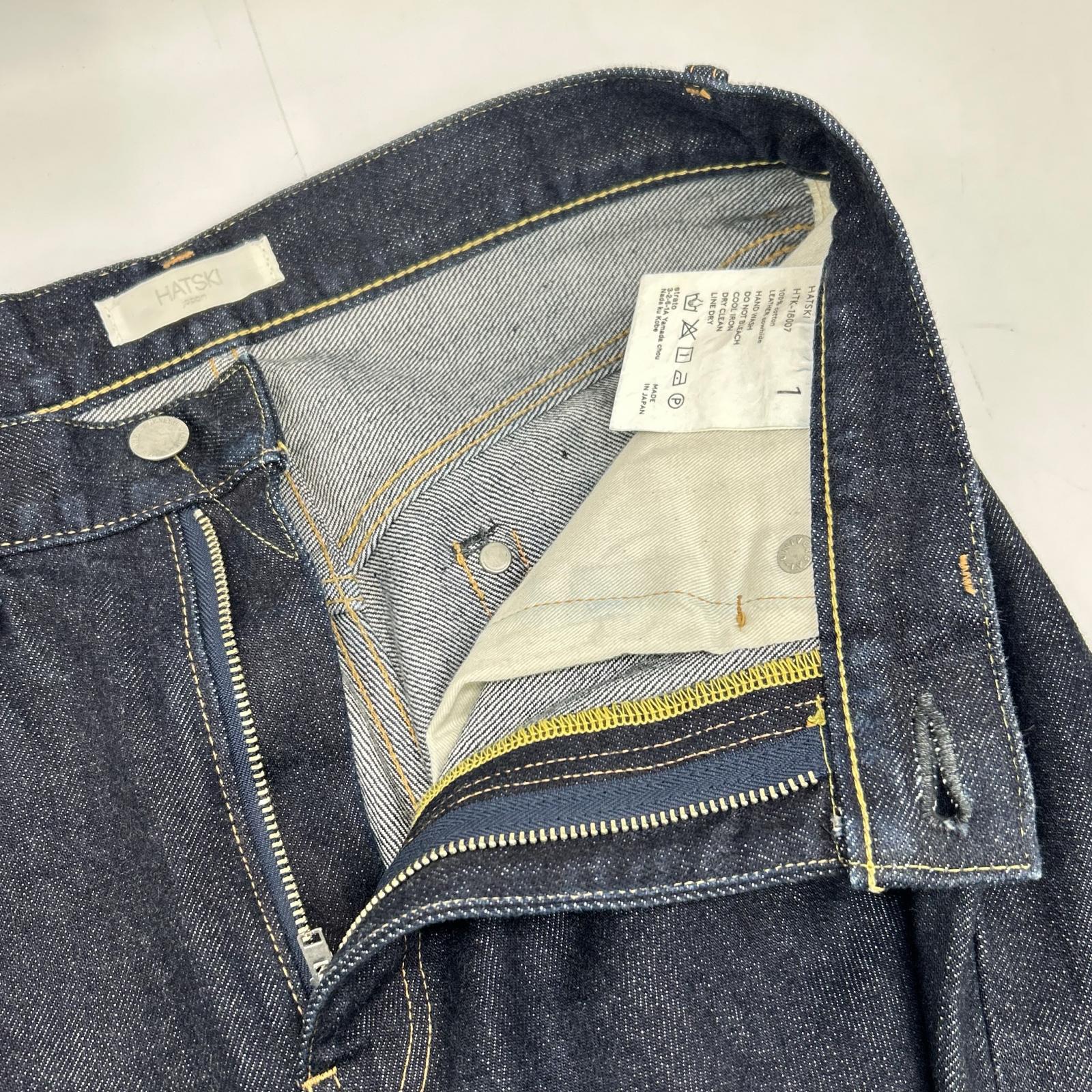 HATSKI Indigo HTK-18007 Regular Tapered Denim Pants Bottoms