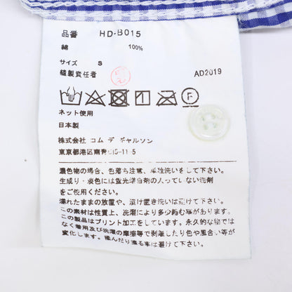 COMME des GARCONS HOMME 川久保玲 HOMME 【美品】HD-B015 府绸格纹 印花长袖衬衫 上衣