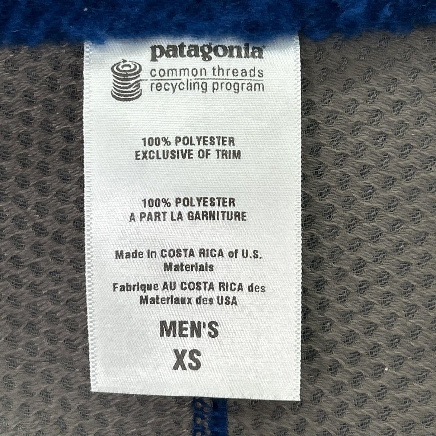 patagonia Patagonia Blue 23055FO Classic Retro-X Fleece Jacket Jacket