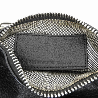 ALEXANDER WANG 亚历山大·王 皮革手链包 手提包 女士 黑色 手提包