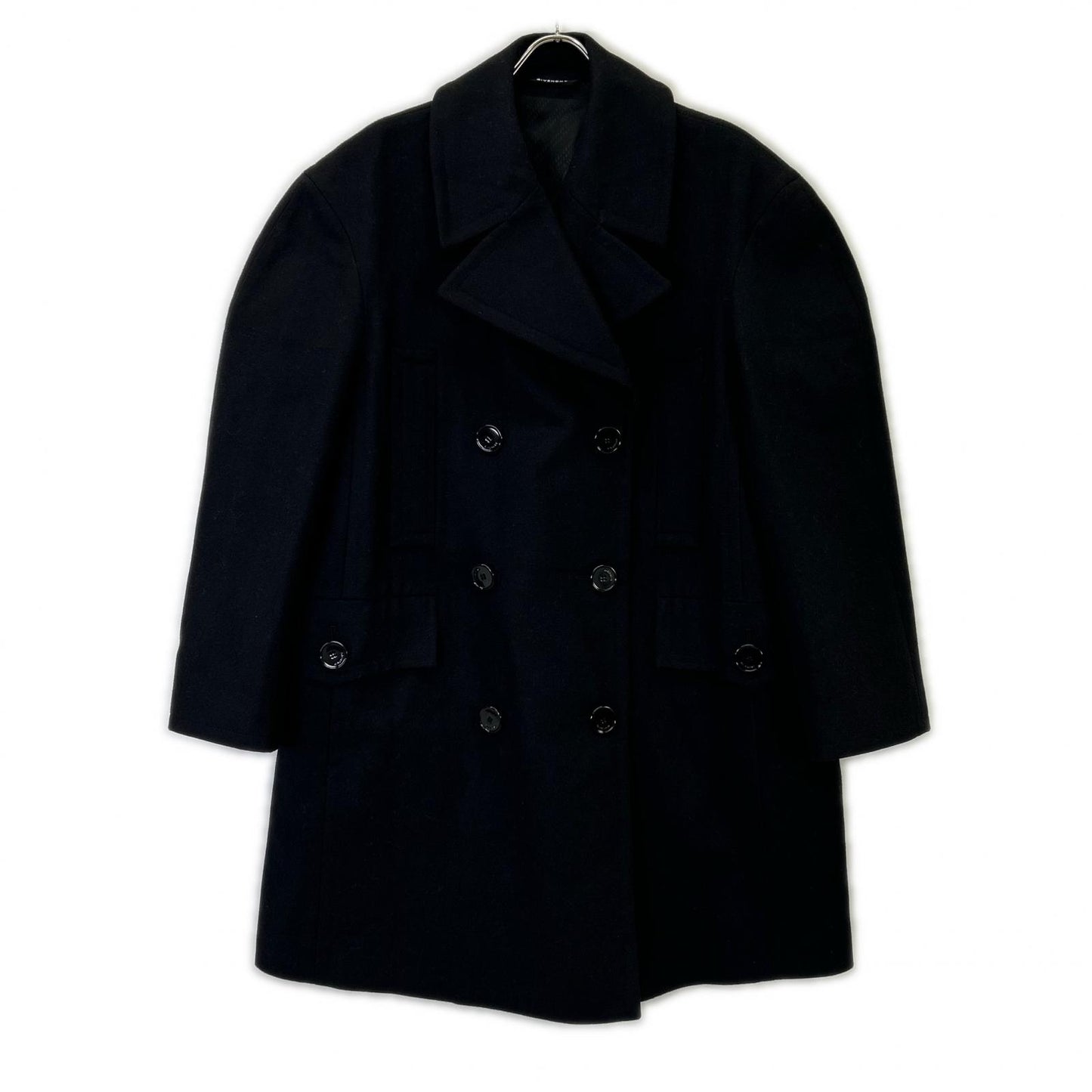 GIVENCHY 纪梵希 黑色 BW009W12XX 羊毛P大衣 大衣 42