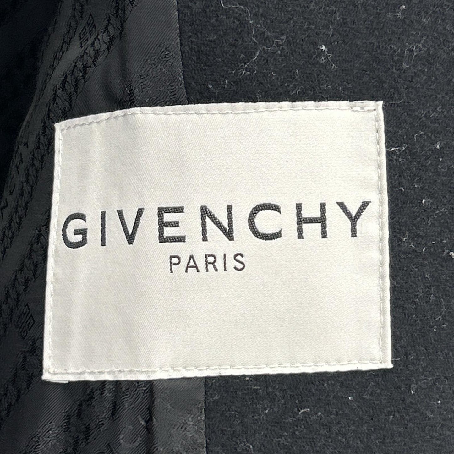 GIVENCHY 纪梵希 黑色 BW009W12XX 羊毛P大衣 大衣 42