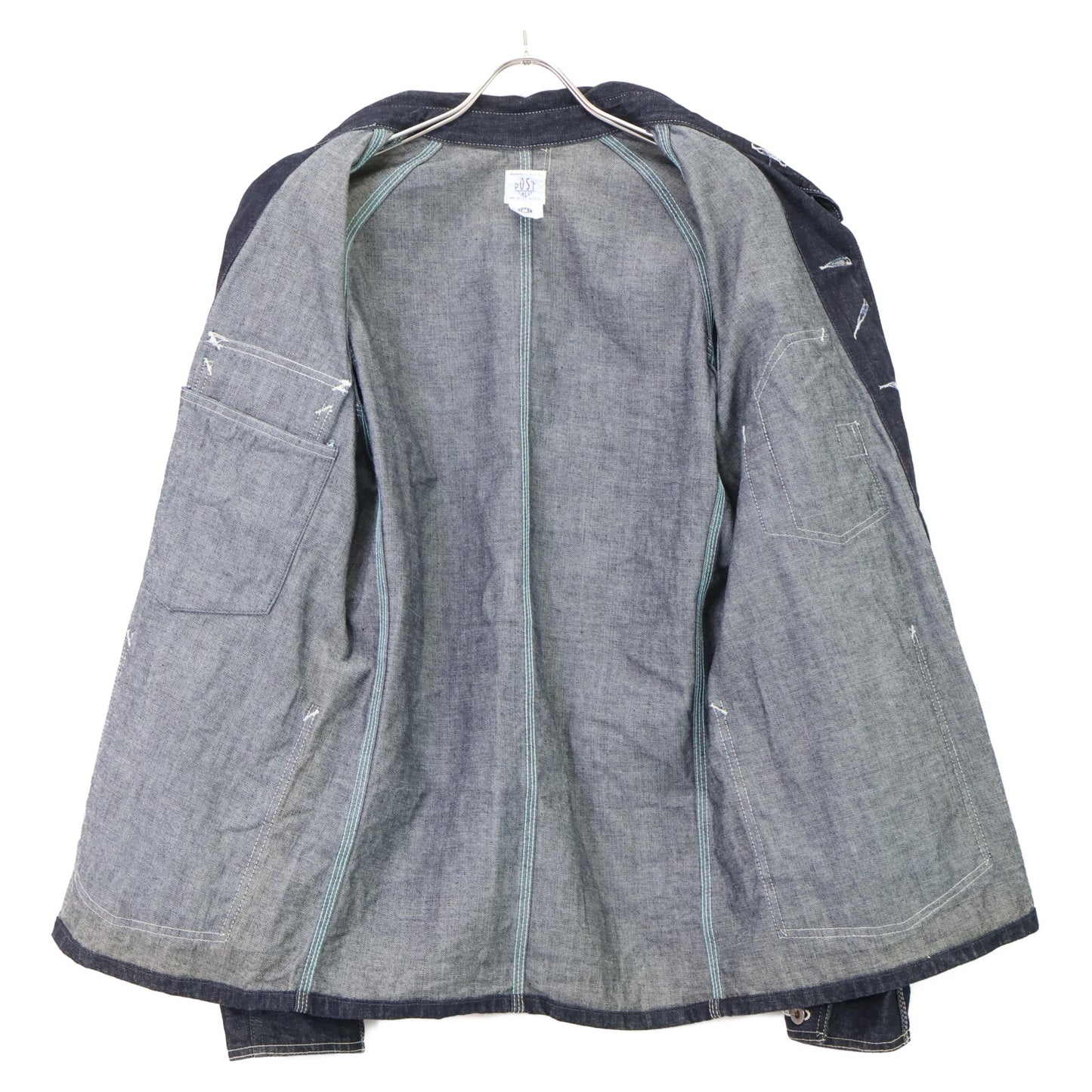 POST OVERALLS 【Excellent Condition】Made in USA Engineer's JKT Denim Coverall Jacket