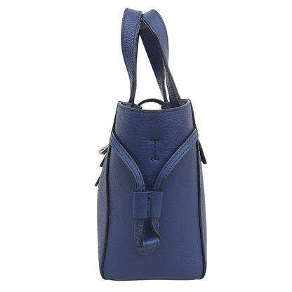 FURLA フルラ 美品 NET MINI 2WAY ハンドバッグ ショルダーバッグ レディース ブルー BASRFUA HSF000 ハンドバッグ