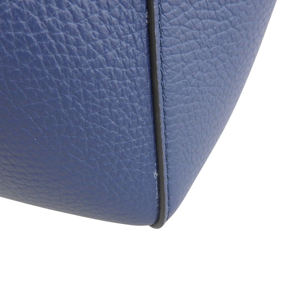 FURLA フルラ 美品 NET MINI 2WAY ハンドバッグ ショルダーバッグ レディース ブルー BASRFUA HSF000 ハンドバッグ