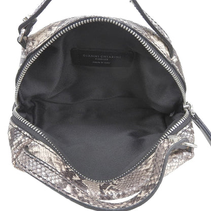 GIANNICHIARINI ジャンニキアリーニ 美品 ALIFA S パイソン 2WAY ハンドバッグ ショルダーバッグ レディース ベージュ系 561 ハンドバッグ