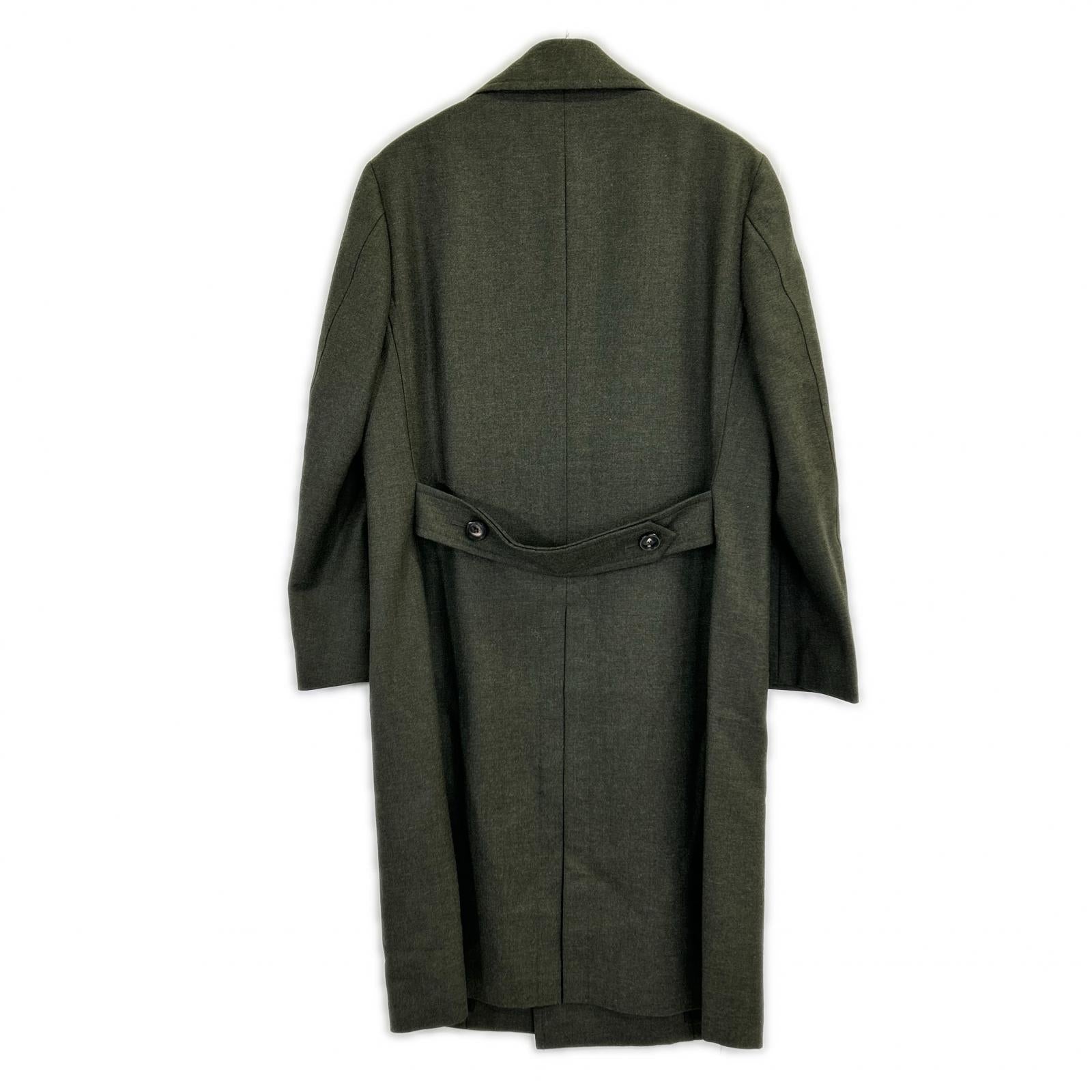 【美品】61-09-24-09004 ウール ネップ アルスターコート Dormeuil Sportex コート S メンズ