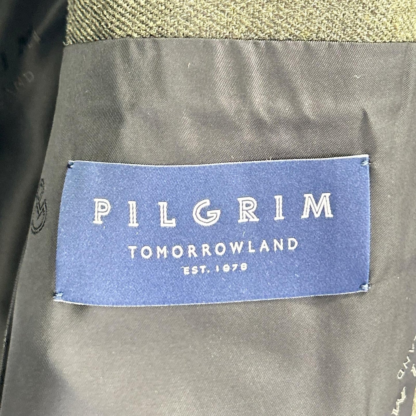 【美品】61-09-24-09004 ウール ネップ アルスターコート Dormeuil Sportex コート S メンズ