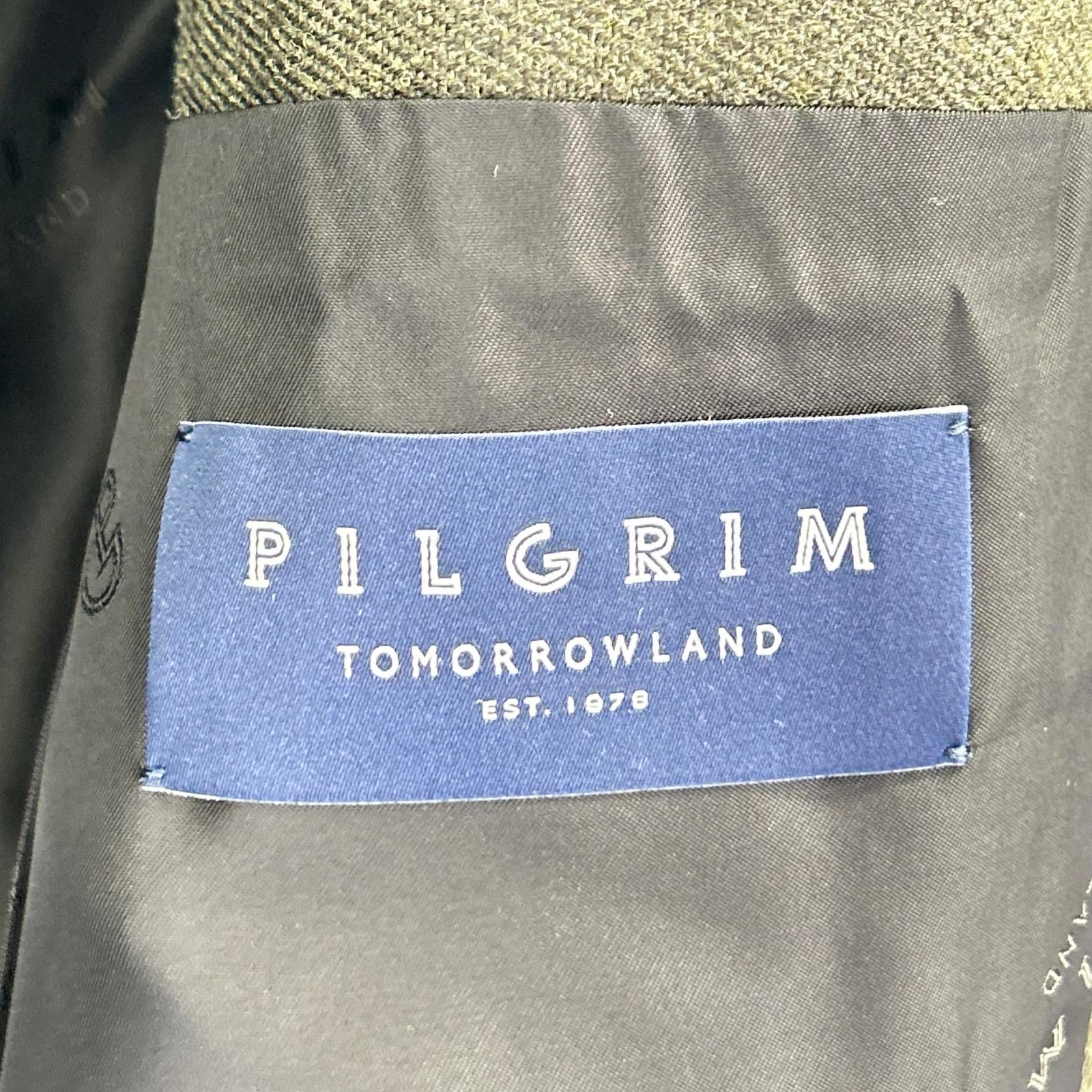 【美品】61-09-24-09004 ウール ネップ アルスターコート Dormeuil Sportex コート S メンズ