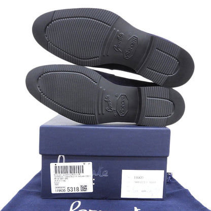 FERRANTE フェランテ 新品同様 スエード ローファー シューズ メンズ ネイビー 5 シューズ 5